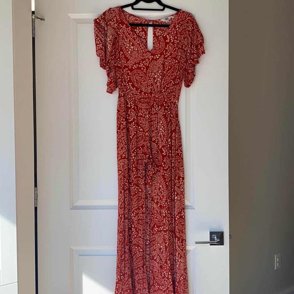 Maxi “skort” outfit